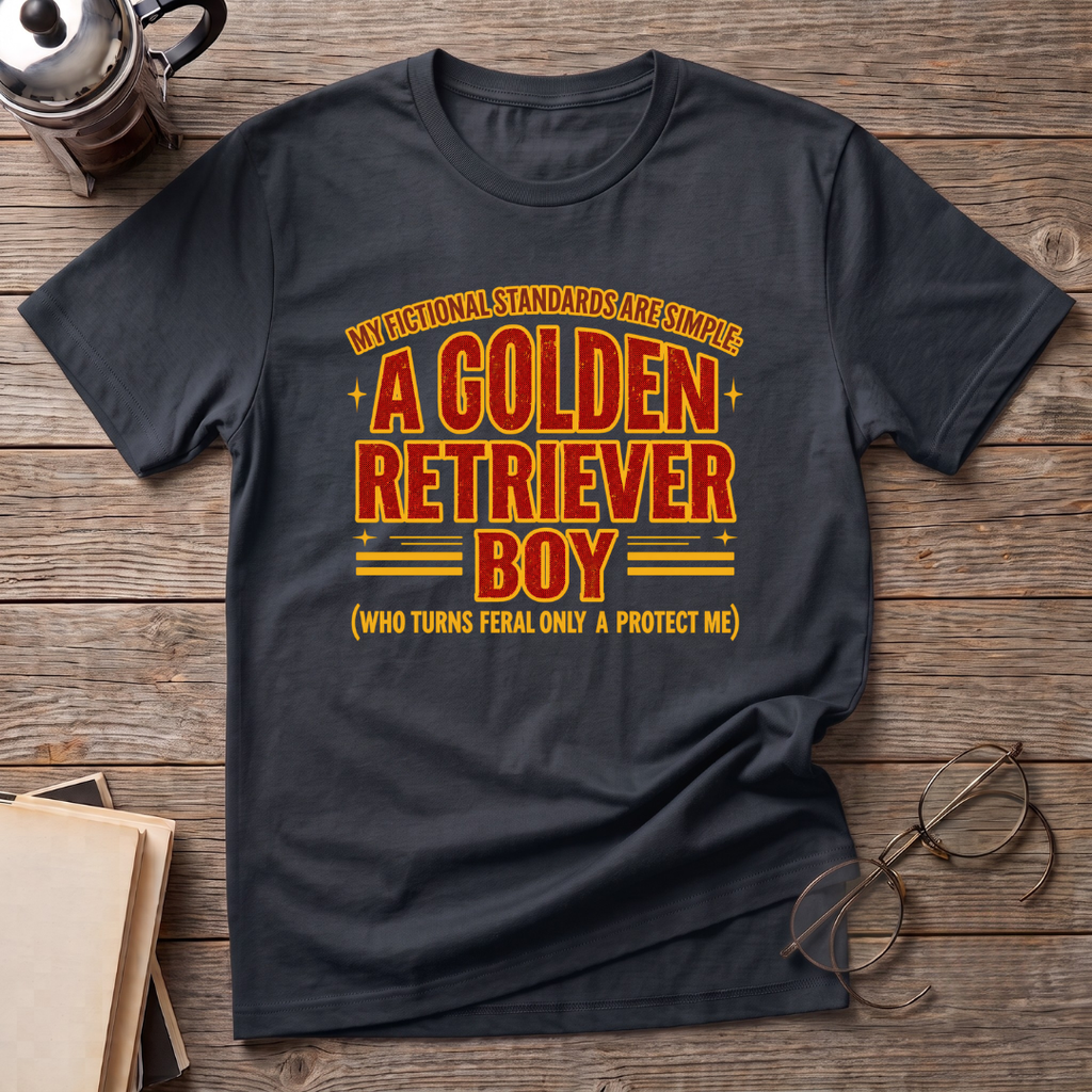 A Golden Retriever Boy T-Shirt
