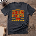 A Golden Retriever Boy T-Shirt