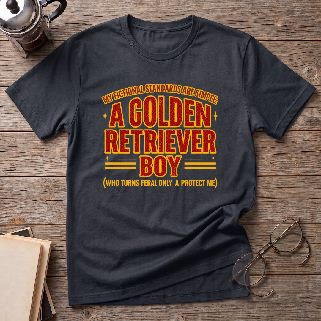A Golden Retriever Boy T-Shirt