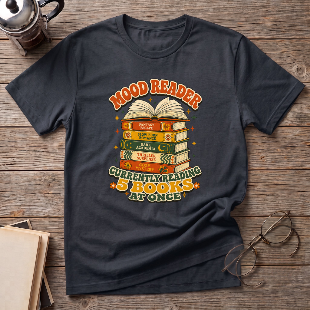 Reading 5 Books At Once T-Shirt