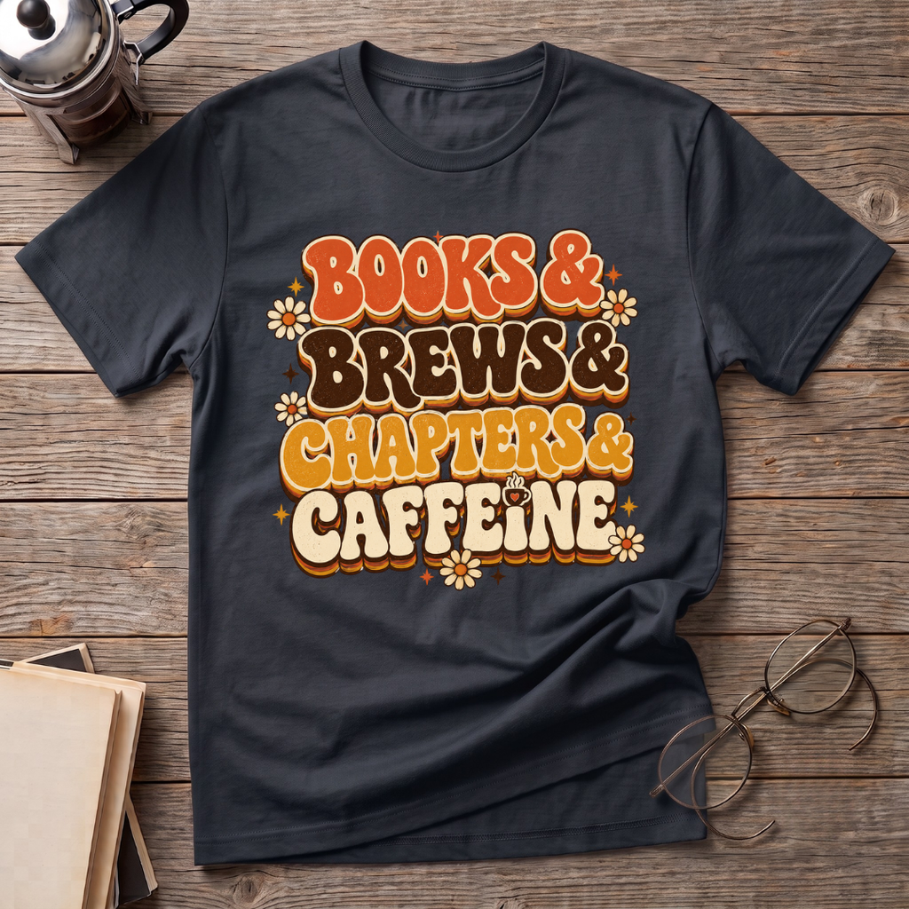 Books & Brews & Chapters T-Shirt