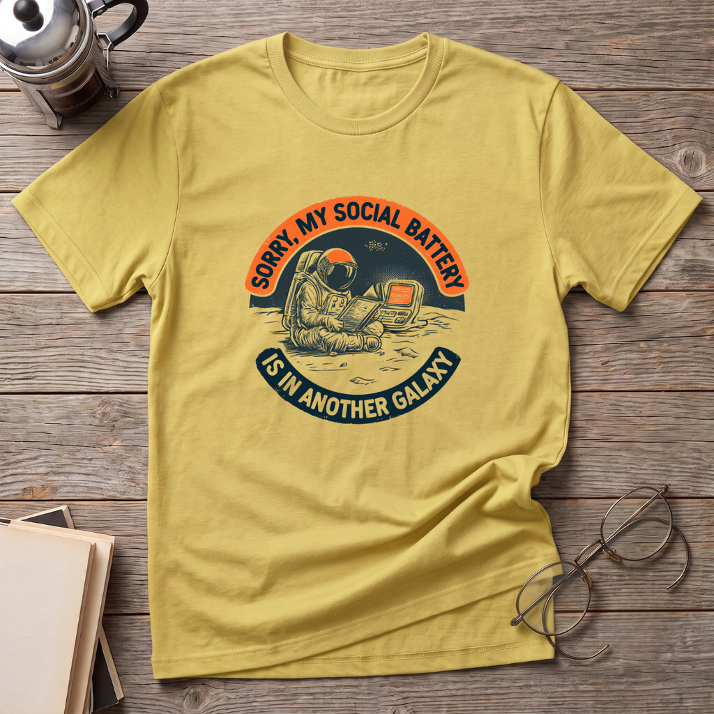 Social Battery Another Galaxy T-Shirt