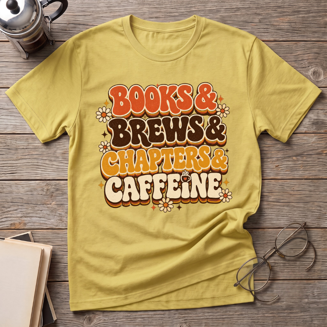 Books & Brews & Chapters T-Shirt