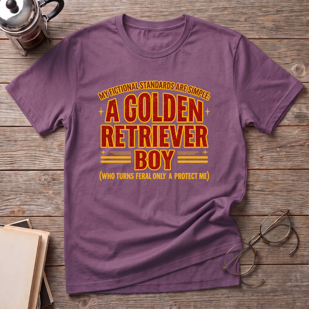 A Golden Retriever Boy T-Shirt