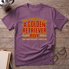 A Golden Retriever Boy T-Shirt