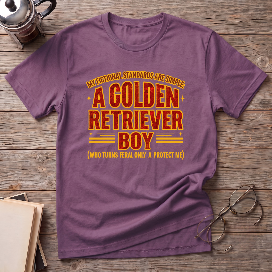 A Golden Retriever Boy T-Shirt
