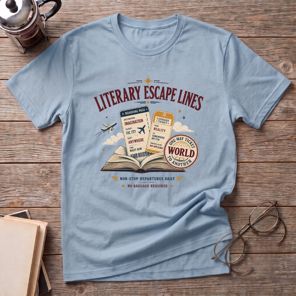 Literary Escape Lines T-Shirt
