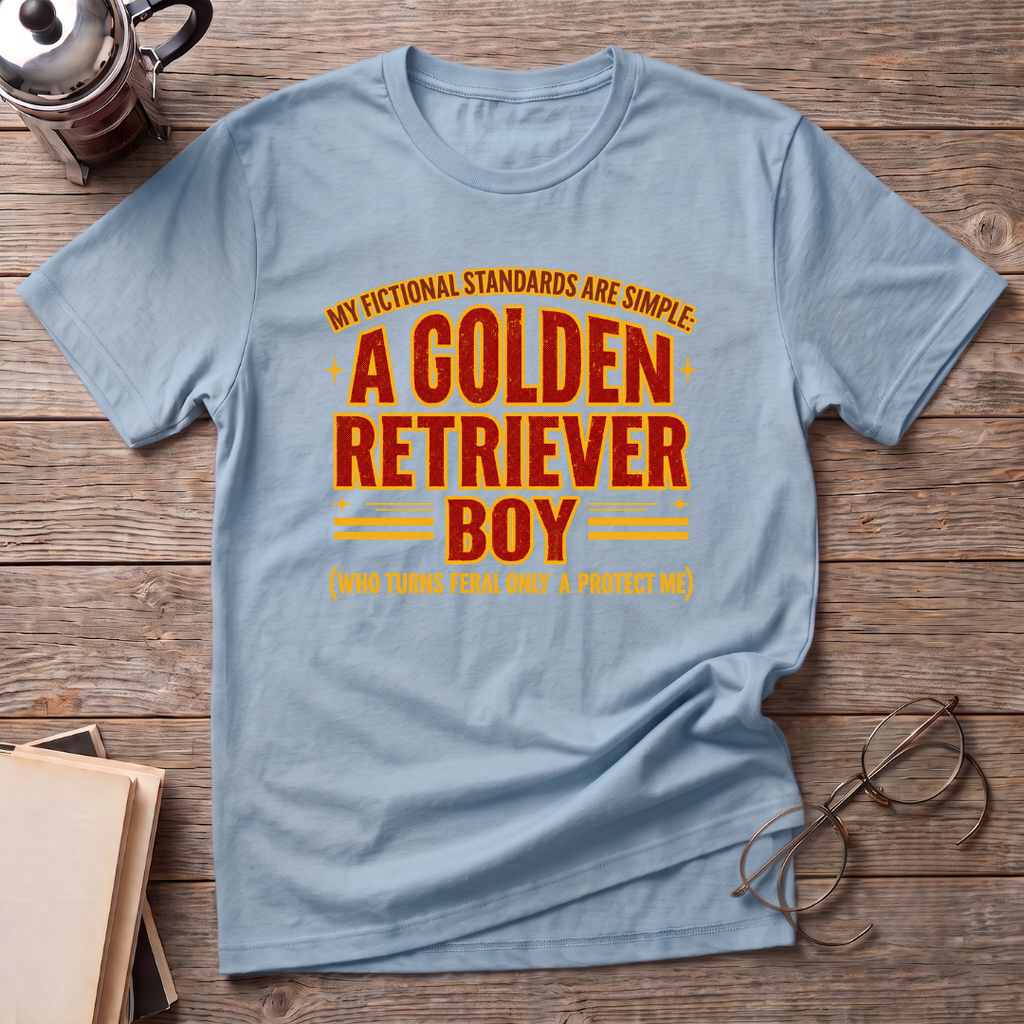 A Golden Retriever Boy T-Shirt