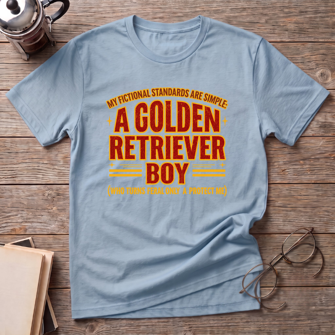 A Golden Retriever Boy T-Shirt