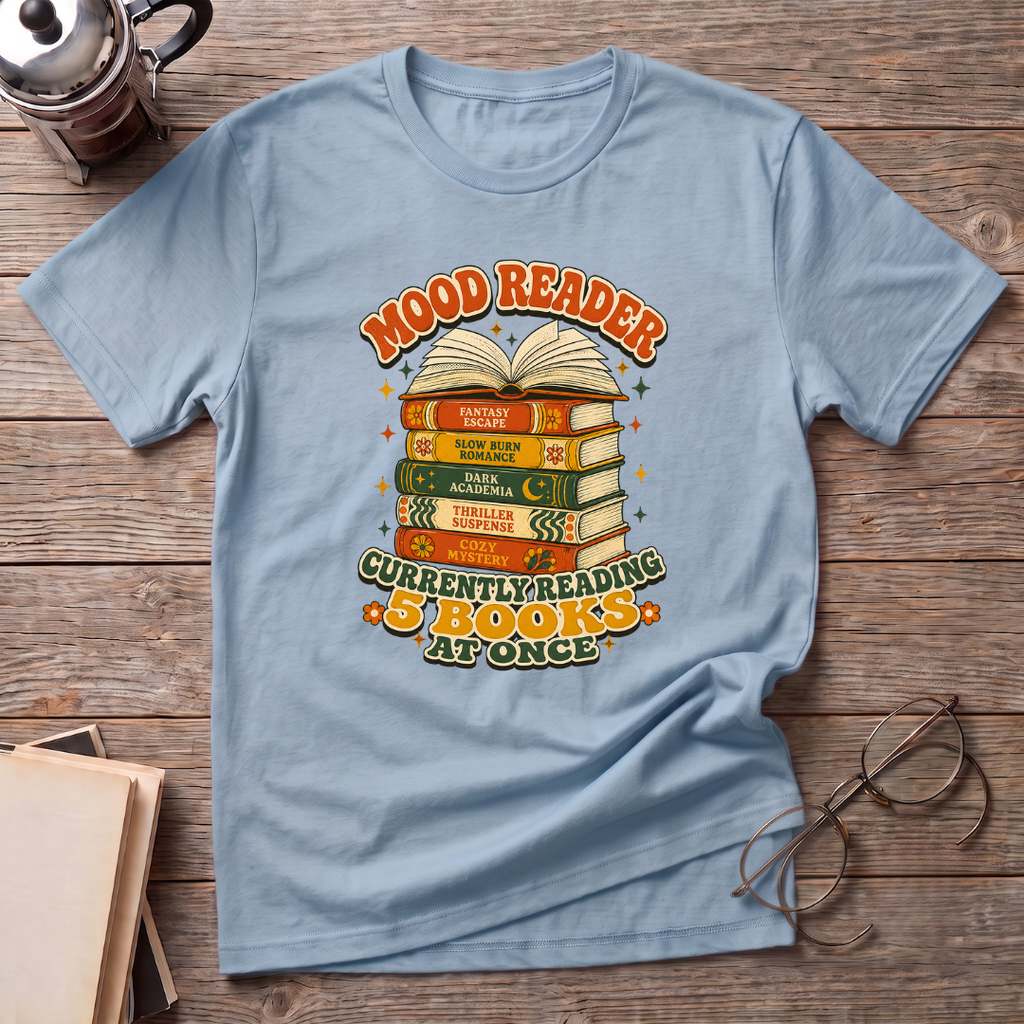 Reading 5 Books At Once T-Shirt