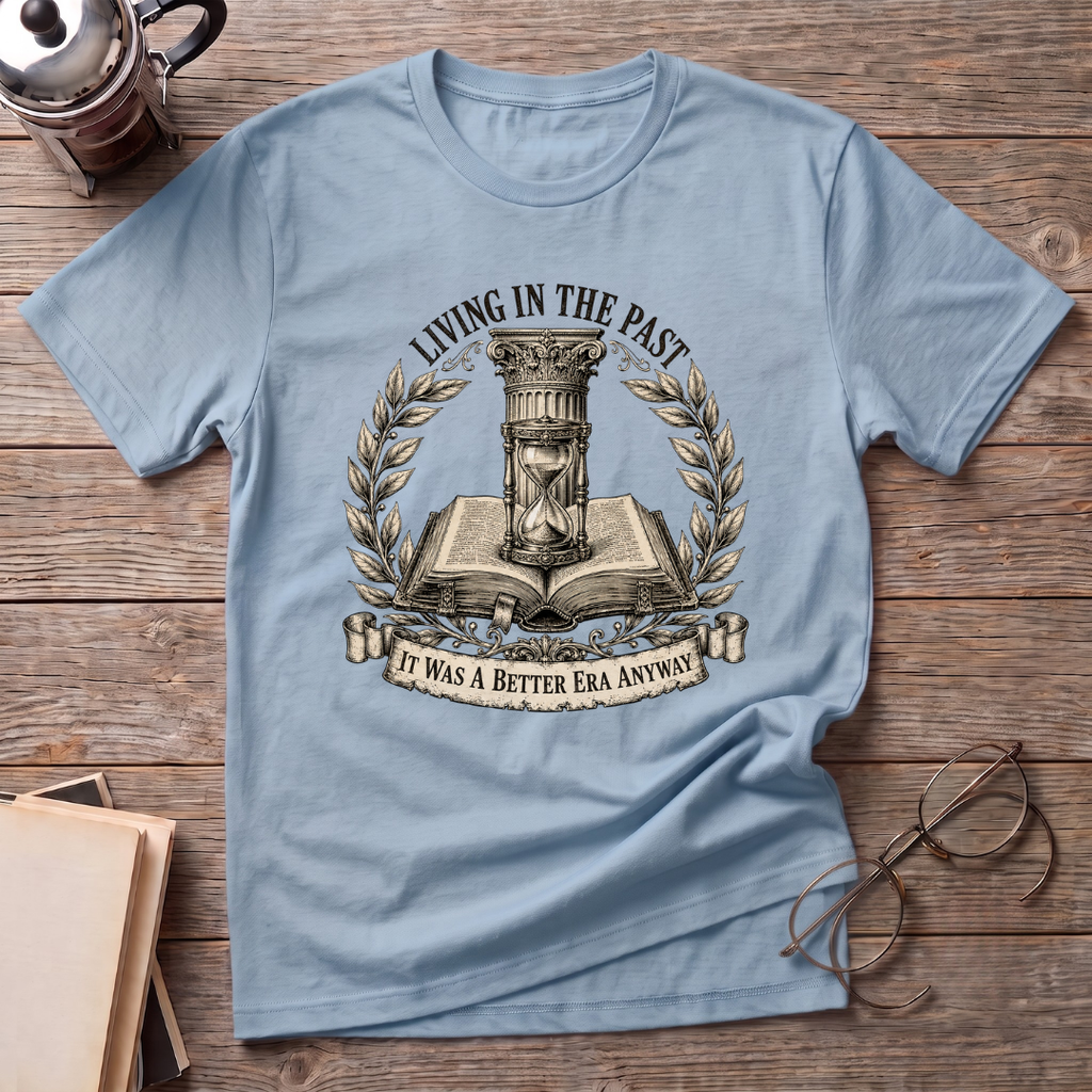 Living In The Past Reader T-Shirt