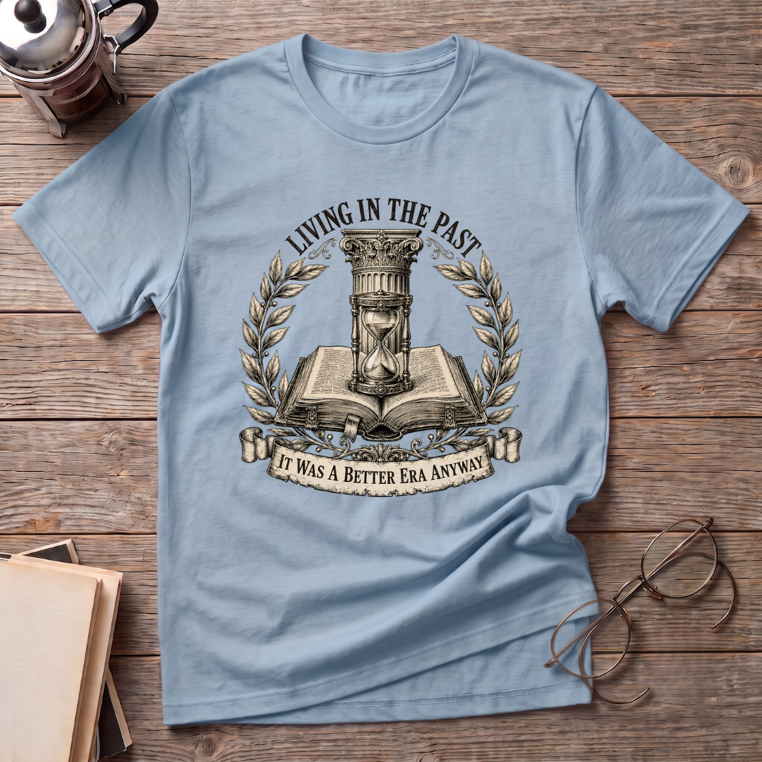 Living In The Past Reader T-Shirt