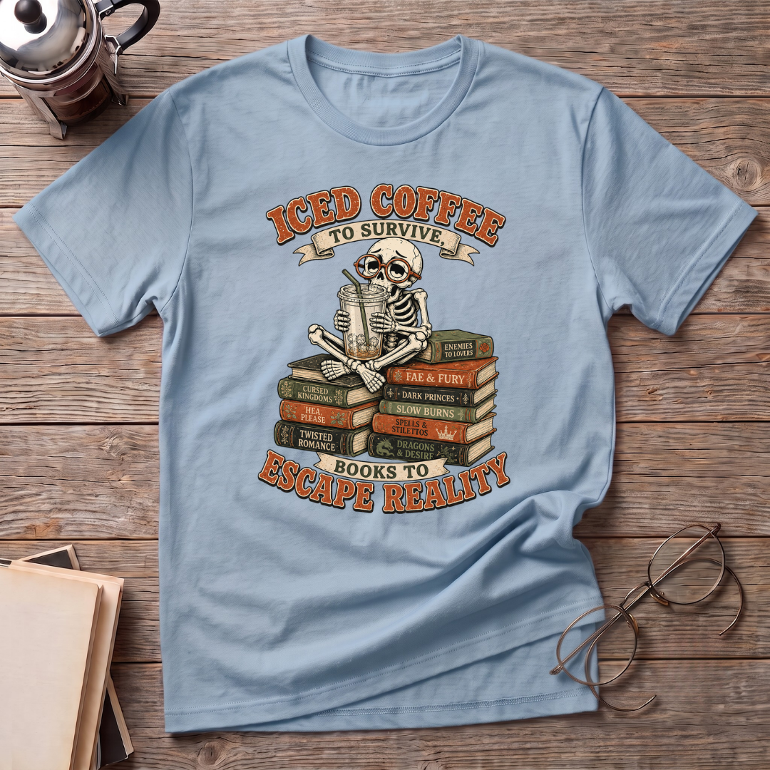 Iced Coffee Escape Reality T-Shirt