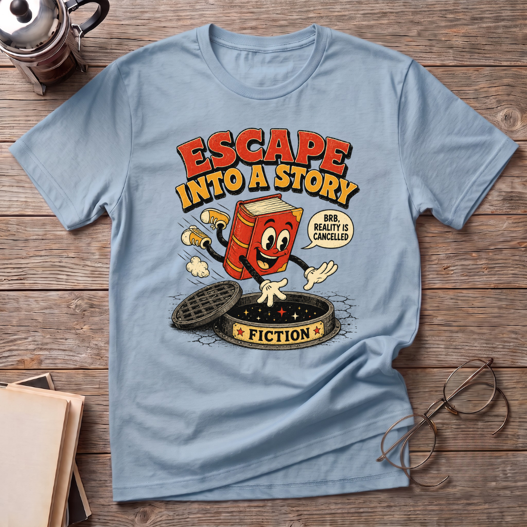 Escape Into A Story Fiction T-Shirt