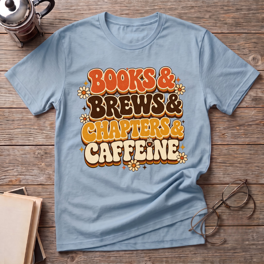 Books & Brews & Chapters T-Shirt
