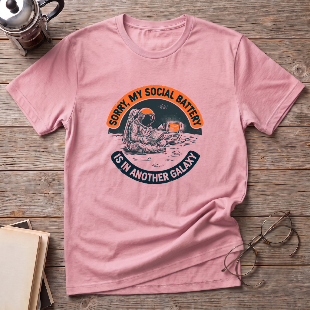 Social Battery Another Galaxy T-Shirt