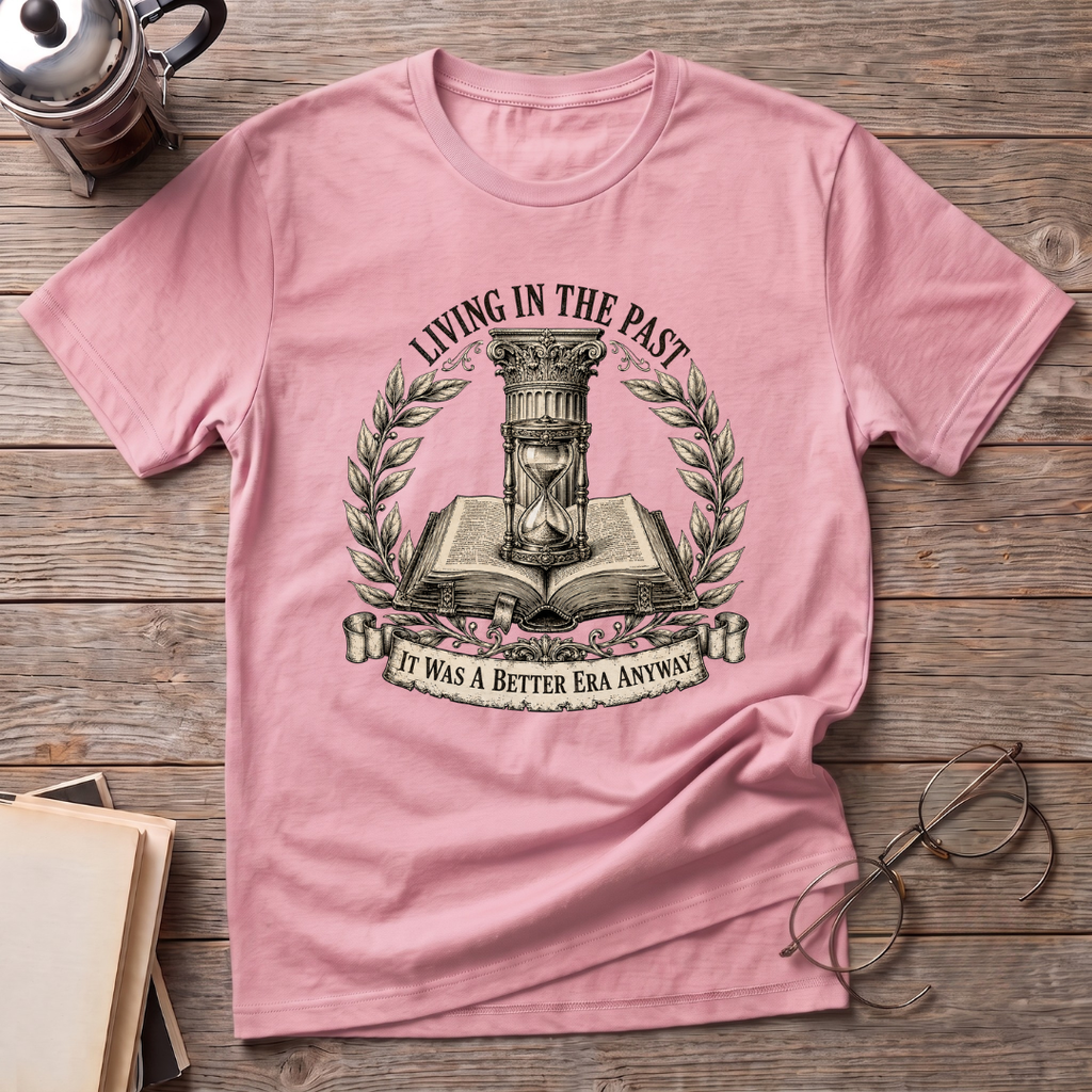 Living In The Past Reader T-Shirt