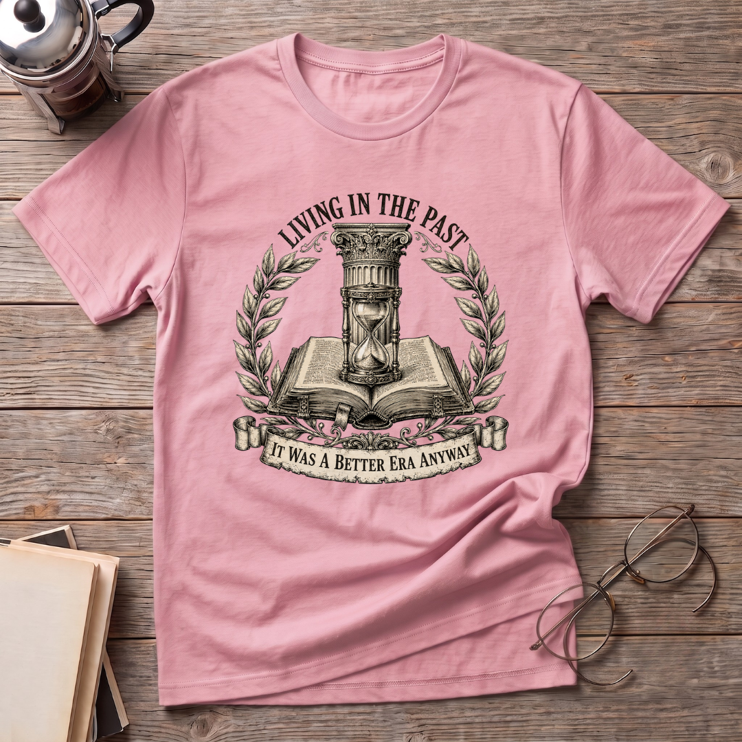 Living In The Past Reader T-Shirt