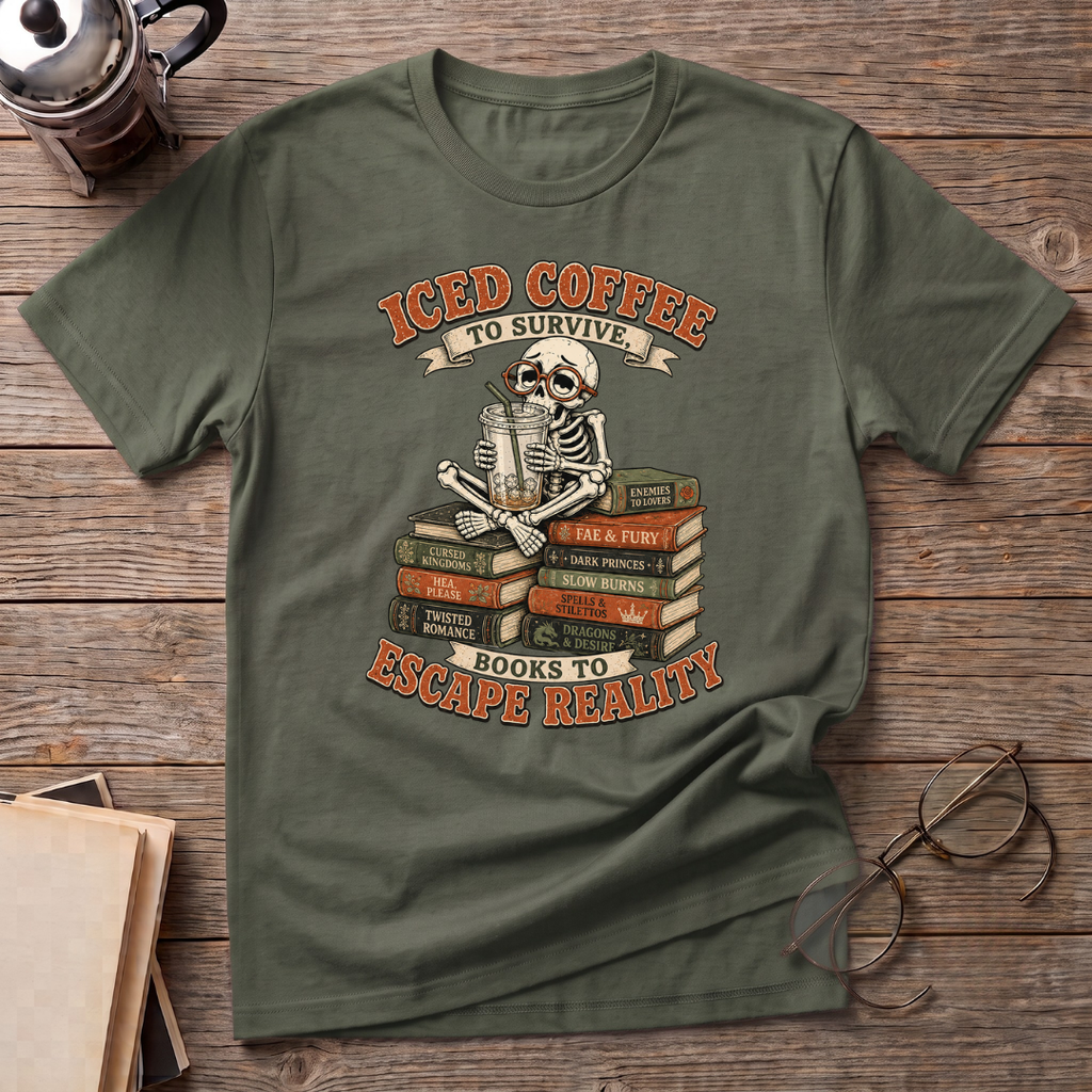 Iced Coffee Escape Reality T-Shirt