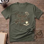 Books & Coffee Cup T-Shirt