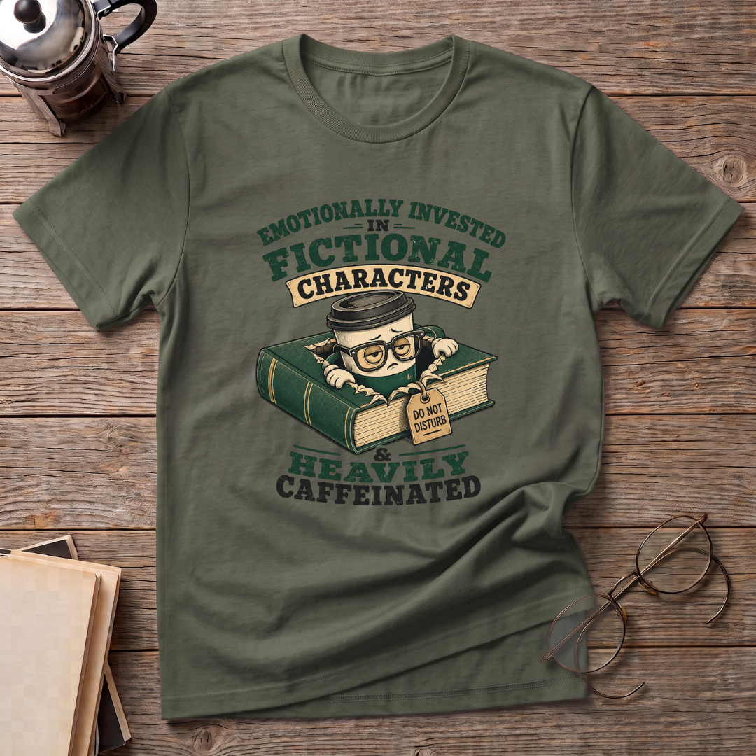 Fictional & Caffeinated T-Shirt