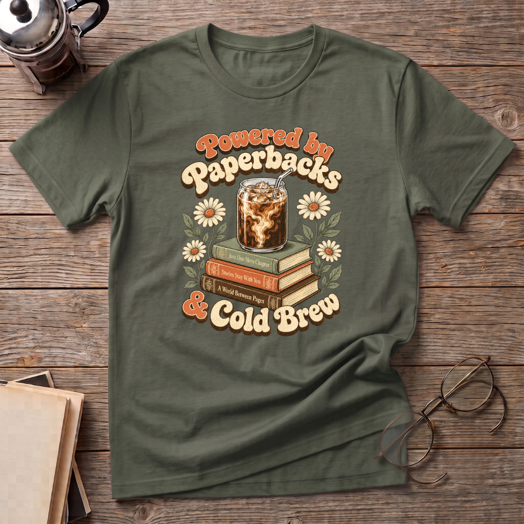 Paperbacks & Cold Brew T-Shirt