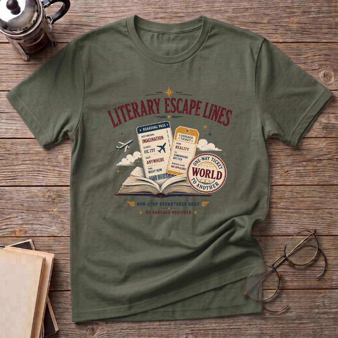 Literary Escape Lines T-Shirt