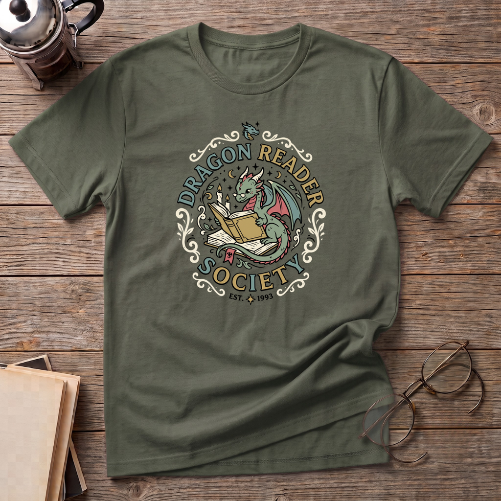 Society Dragon Reader  T-Shirt