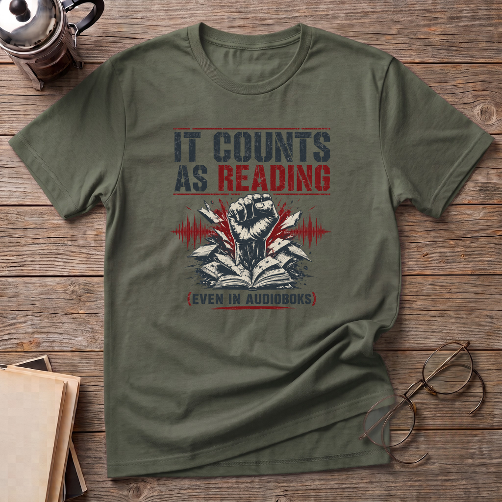 It Counts As Reading Audiobooks T-Shirt