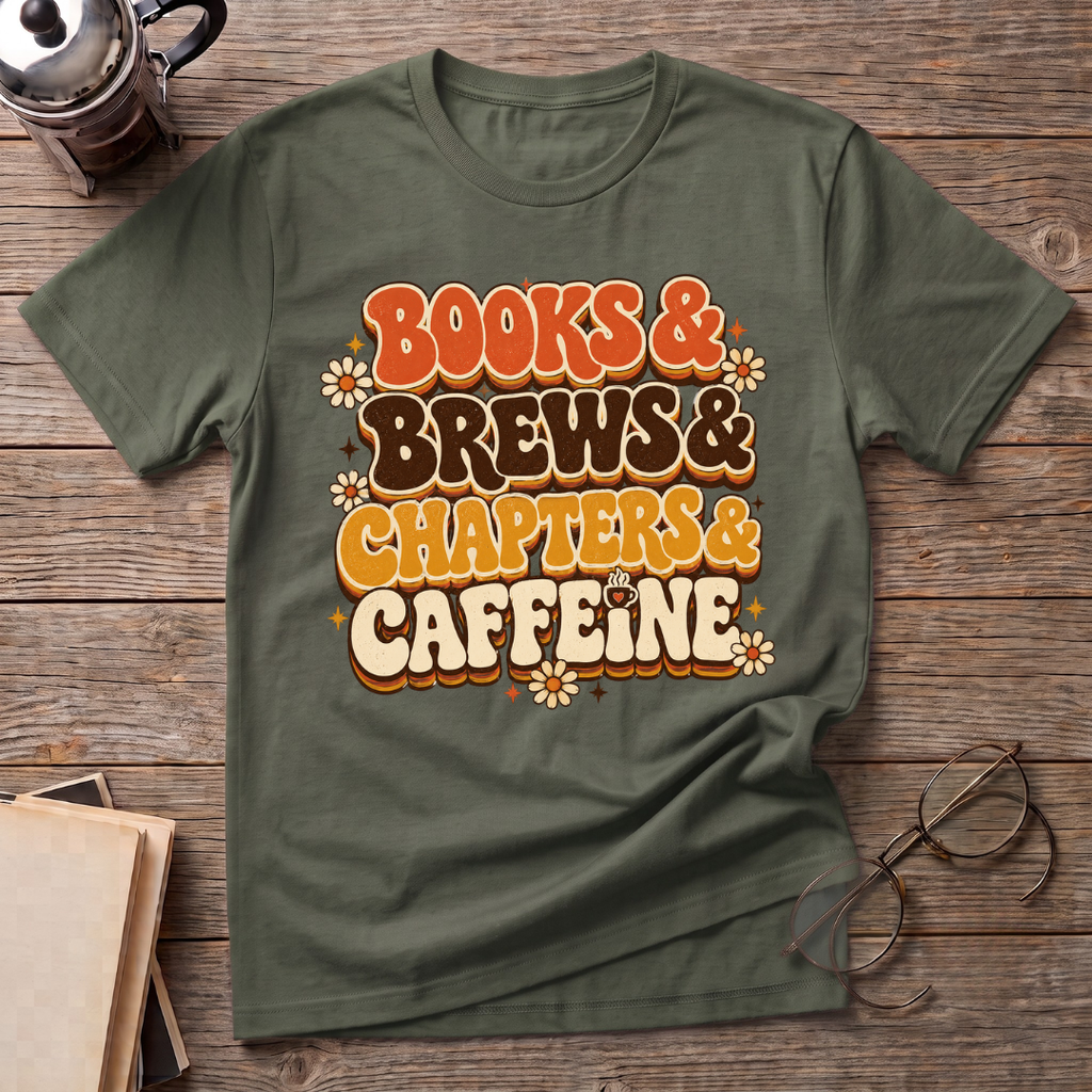 Books & Brews & Chapters T-Shirt
