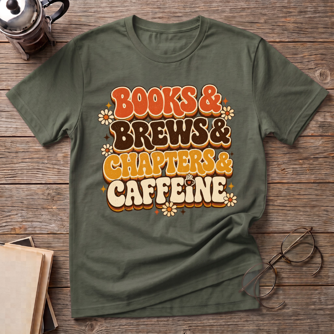 Books & Brews & Chapters T-Shirt