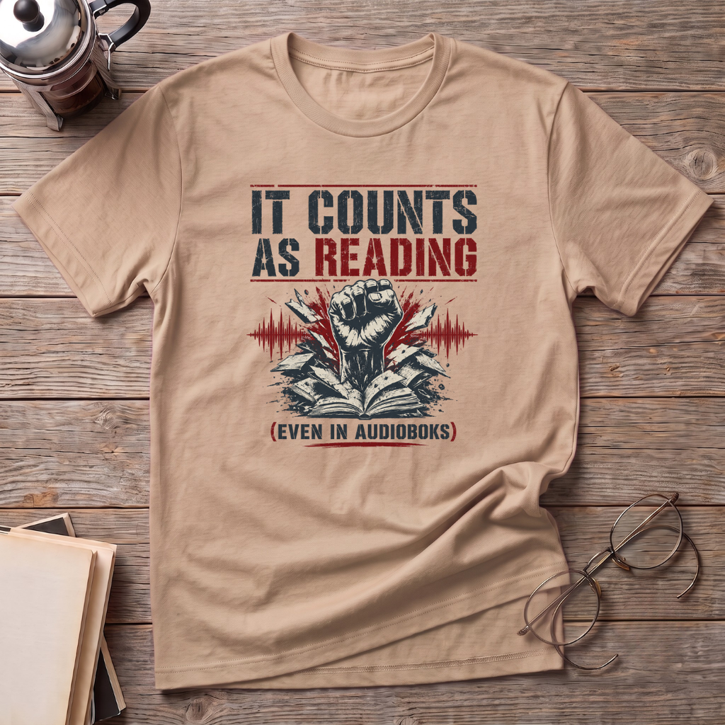 It Counts As Reading Audiobooks T-Shirt