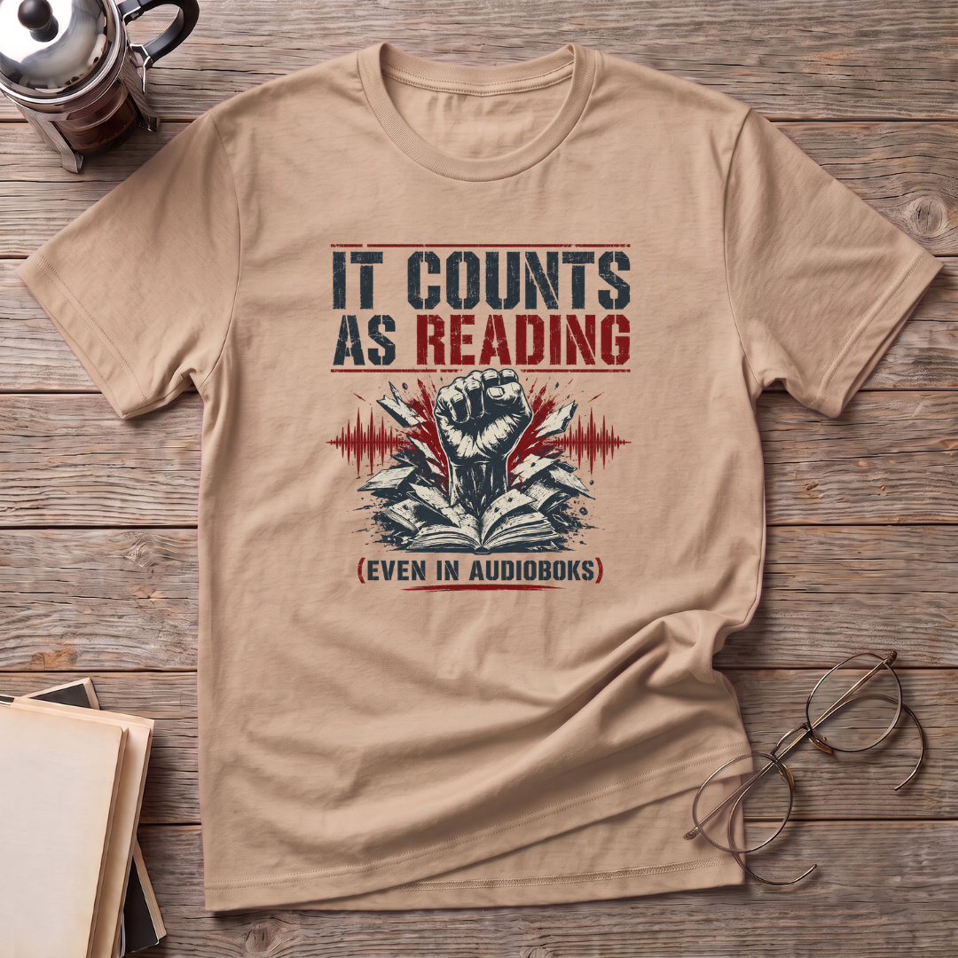 It Counts As Reading Audiobooks T-Shirt