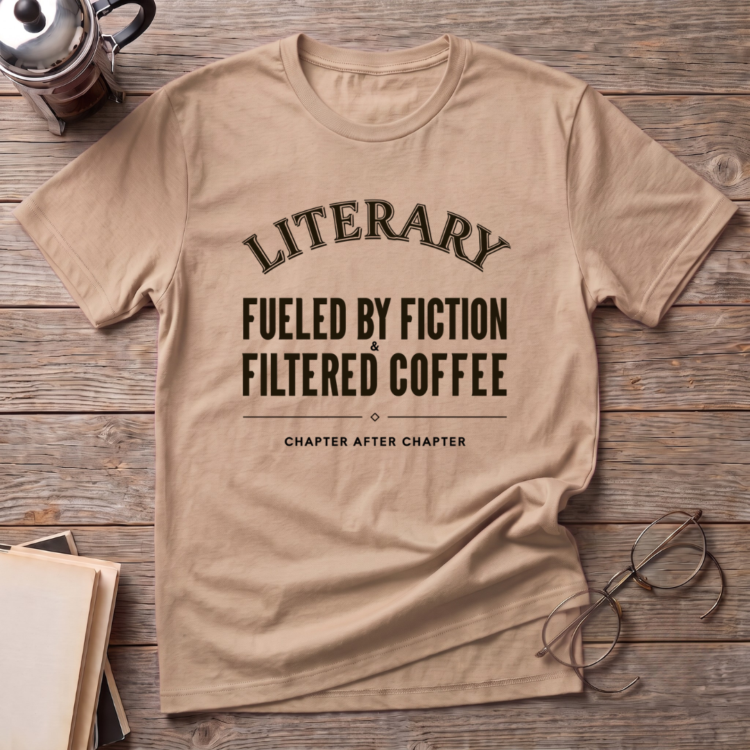 Fueled By Fiction Filtered Coffee T-Shirt