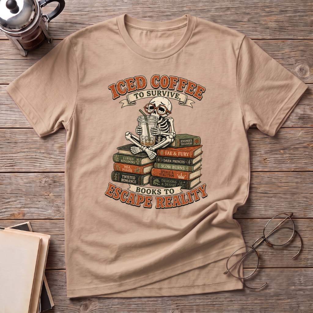 Iced Coffee Escape Reality T-Shirt