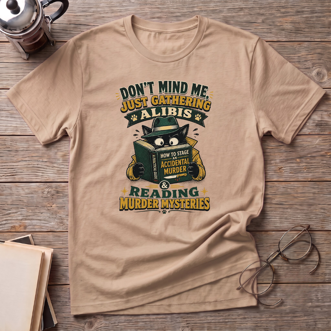 Cat Reading Mysteries T-Shirt