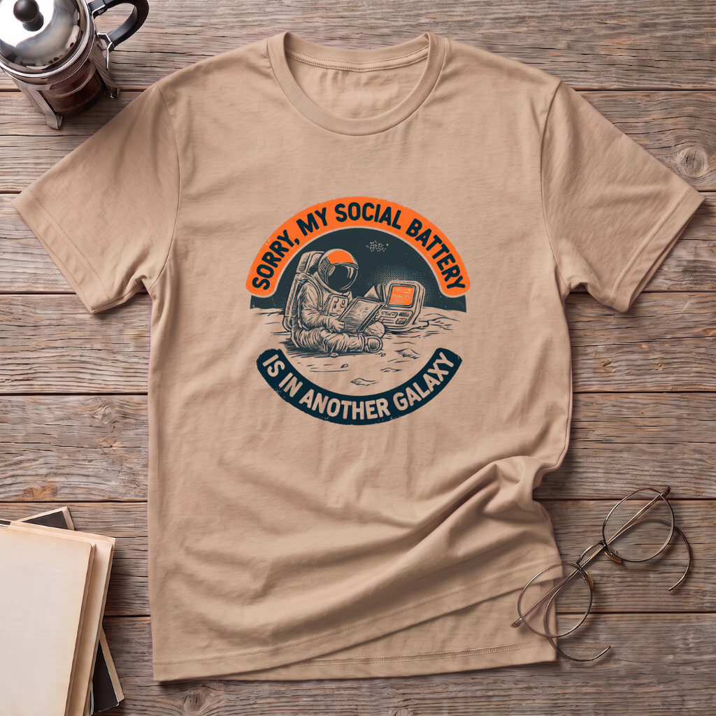Social Battery Another Galaxy T-Shirt