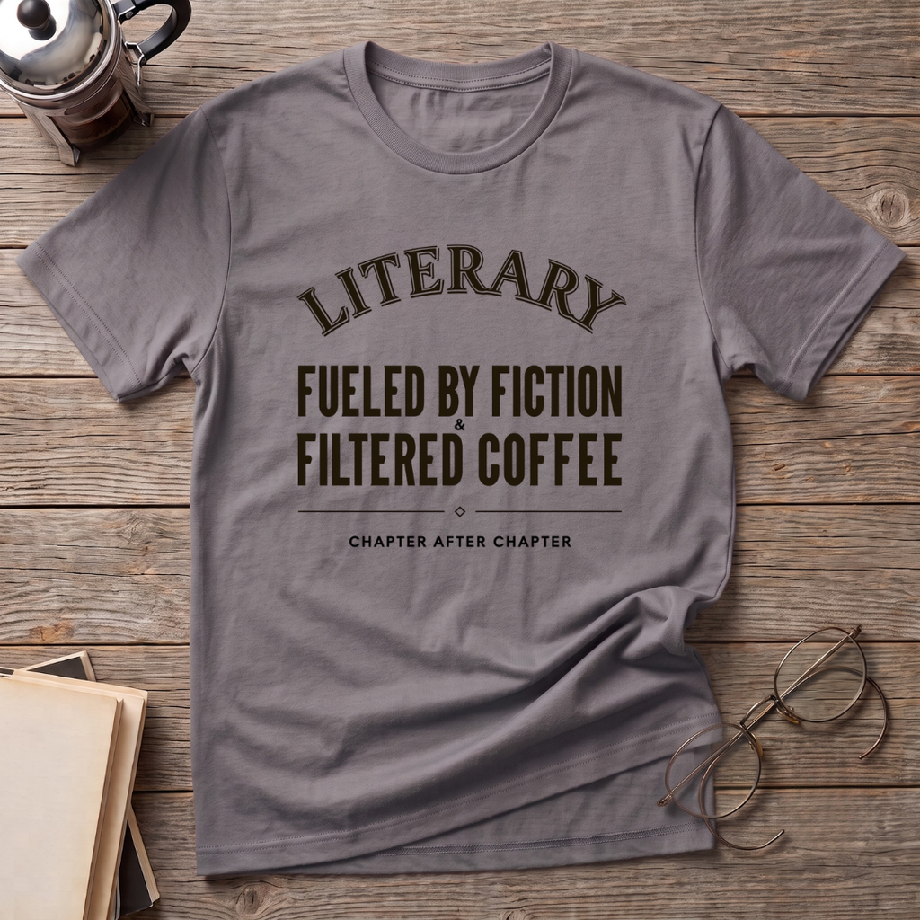 Fueled By Fiction Filtered Coffee T-Shirt
