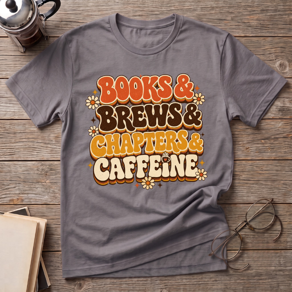 Books & Brews & Chapters T-Shirt