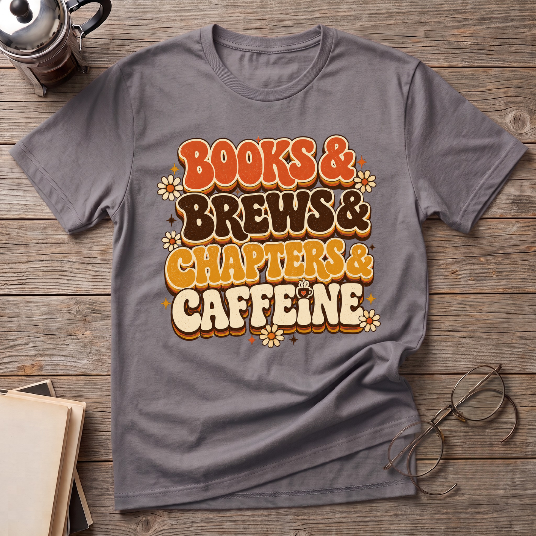 Books & Brews & Chapters T-Shirt