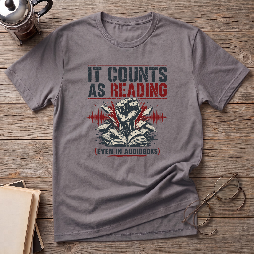 It Counts As Reading Audiobooks T-Shirt