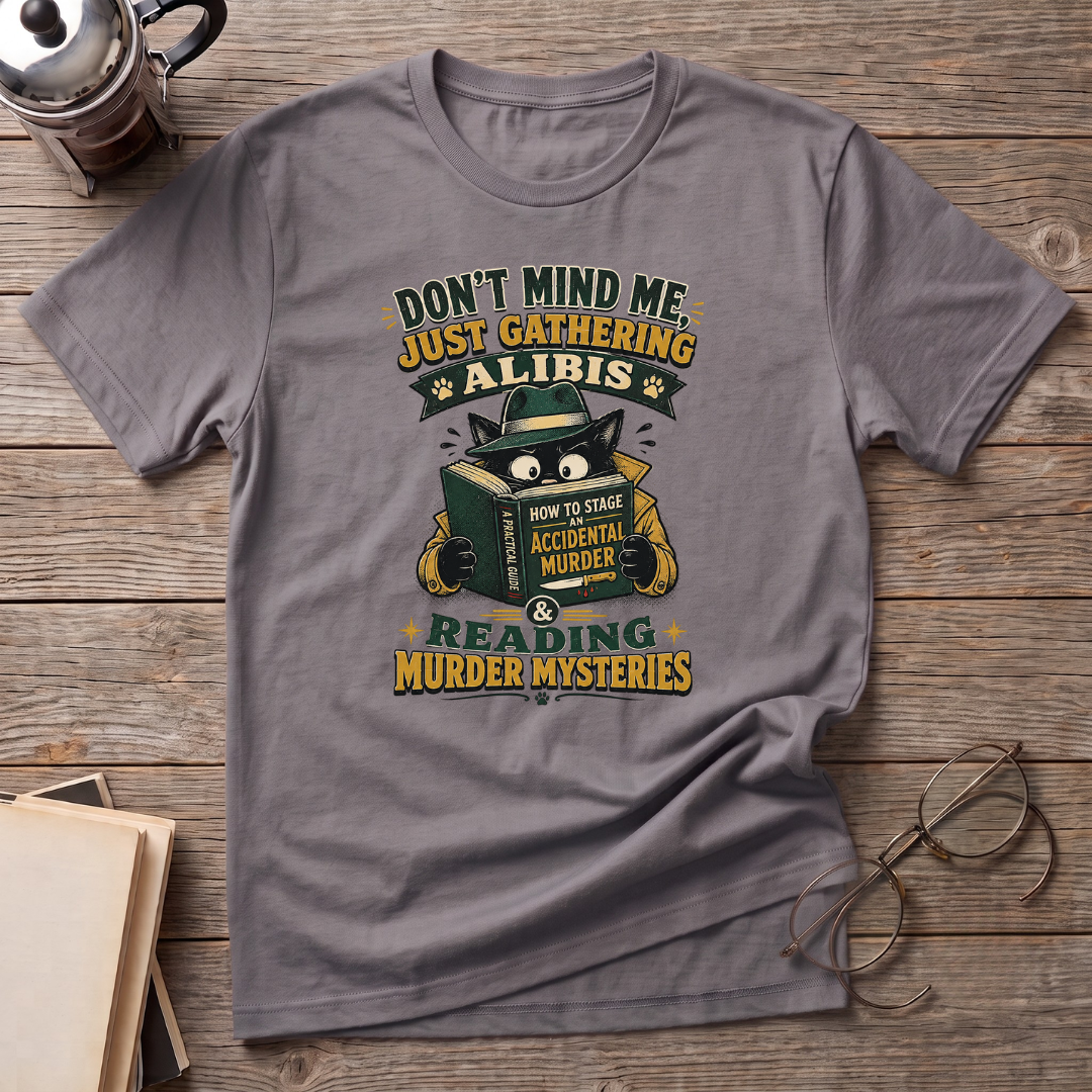 Cat Reading Mysteries T-Shirt