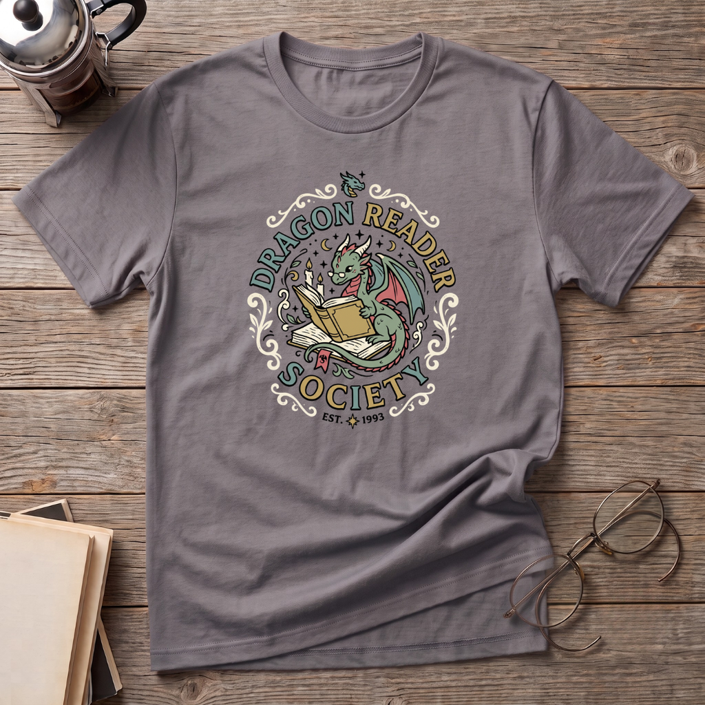 Society Dragon Reader  T-Shirt