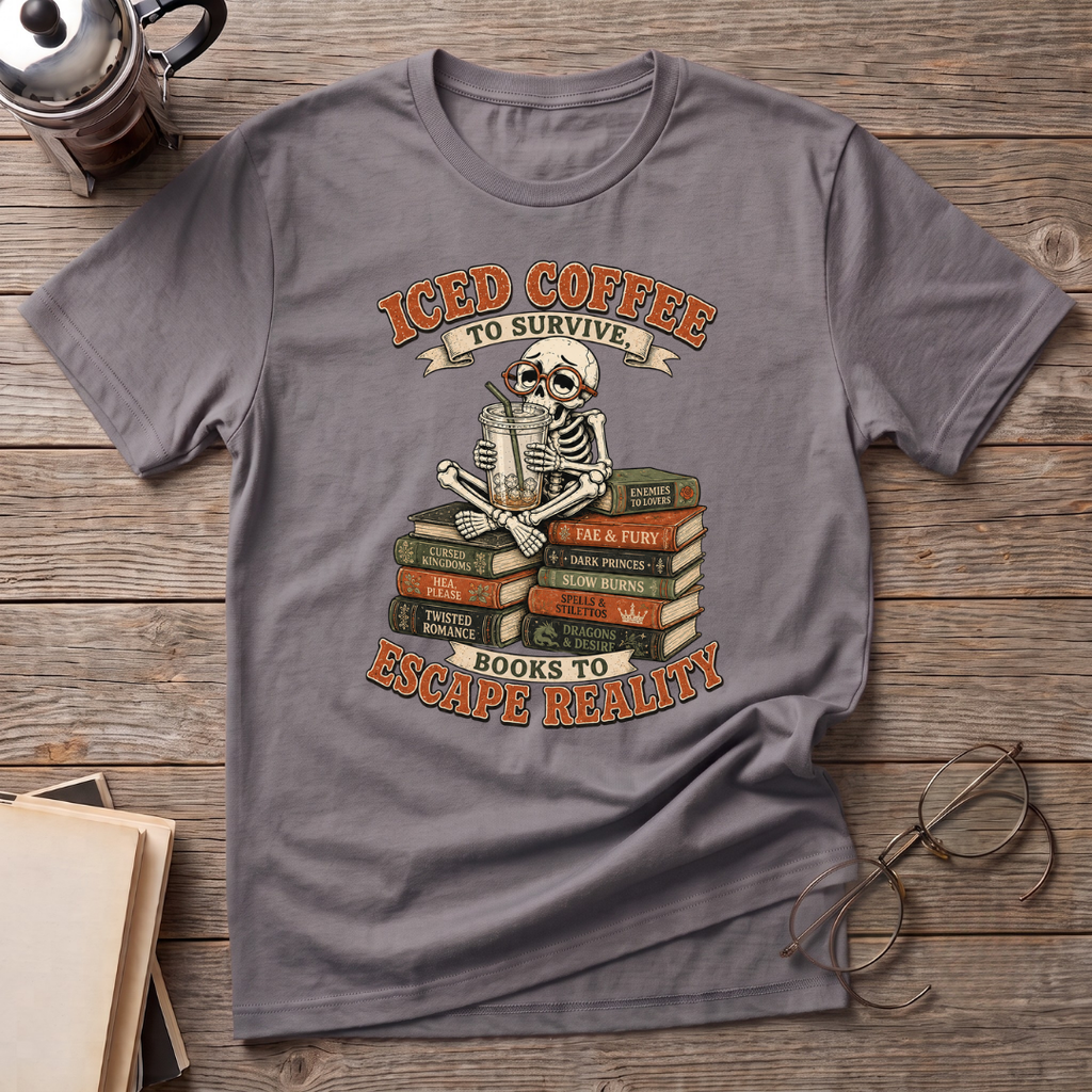 Iced Coffee Escape Reality T-Shirt