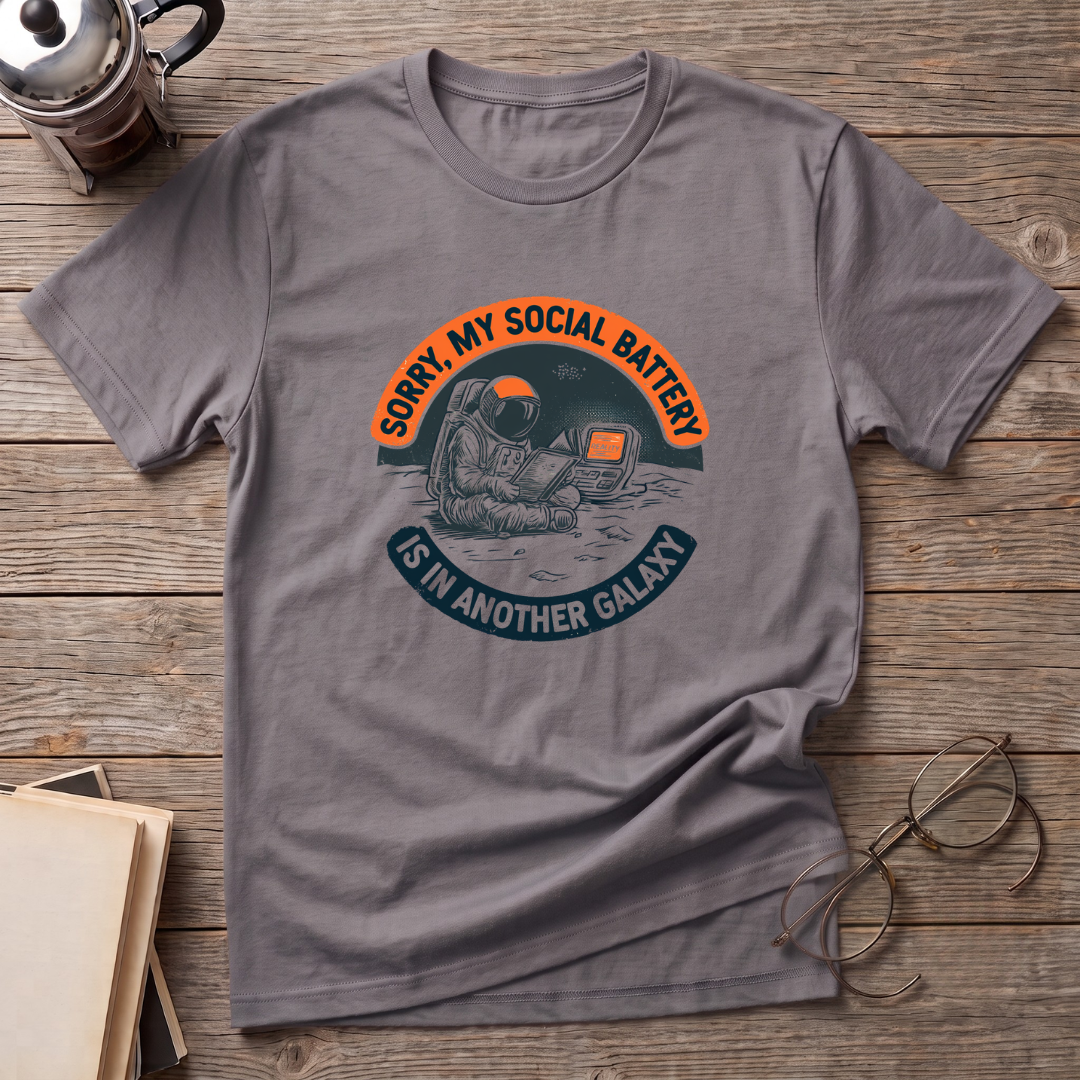 Social Battery Another Galaxy T-Shirt