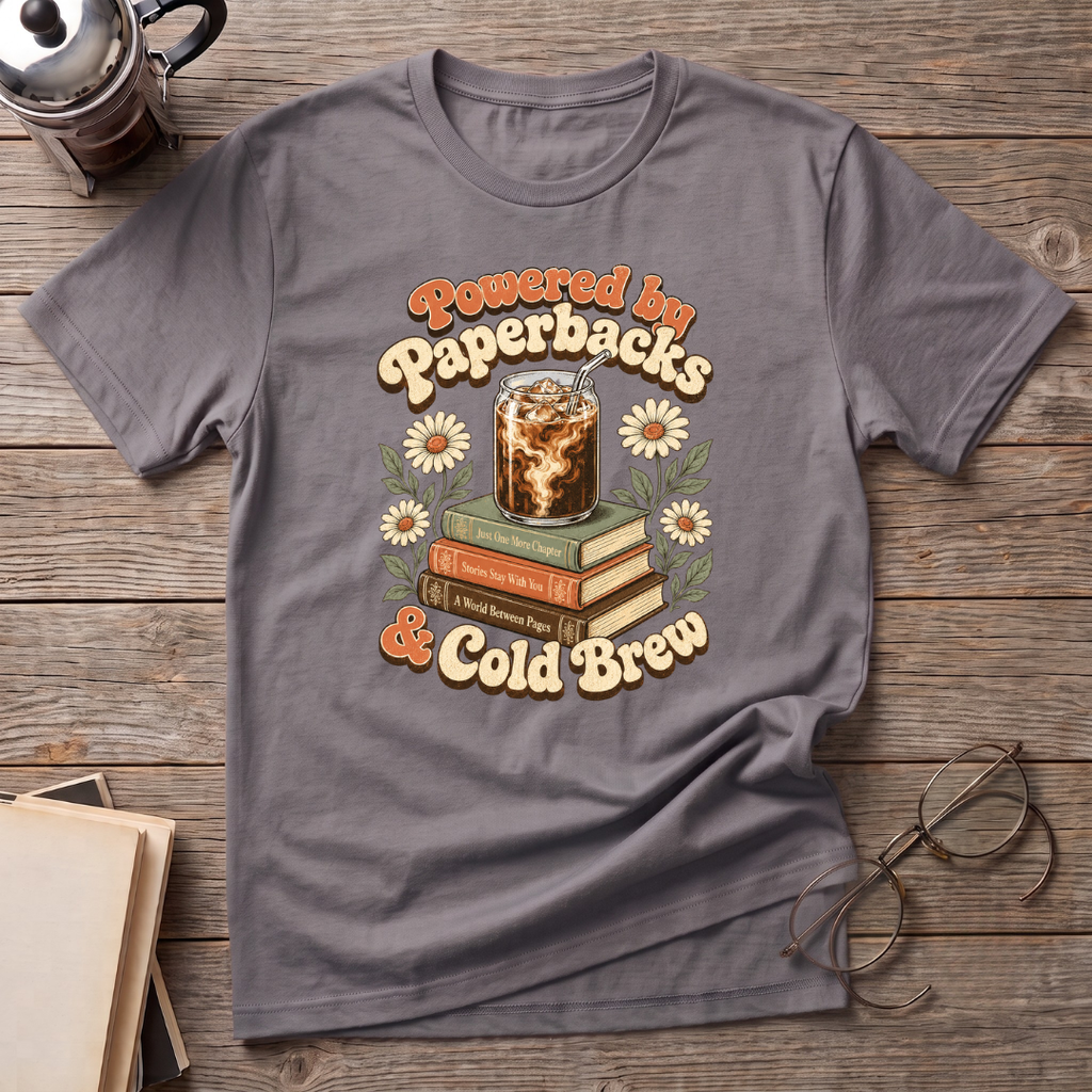 Paperbacks & Cold Brew T-Shirt