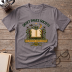 Quiet Pages Book T-Shirt