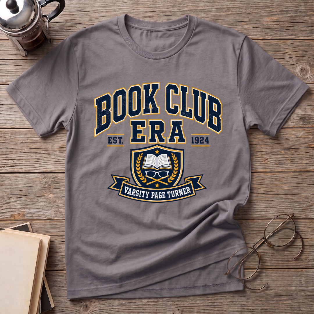 Book Club Era College Style T-Shirt