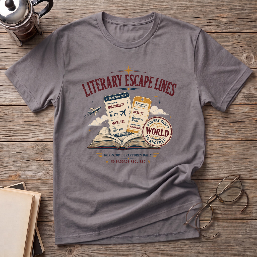 Literary Escape Lines T-Shirt