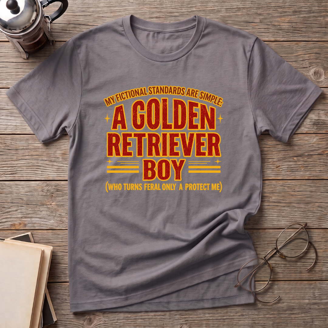 A Golden Retriever Boy T-Shirt